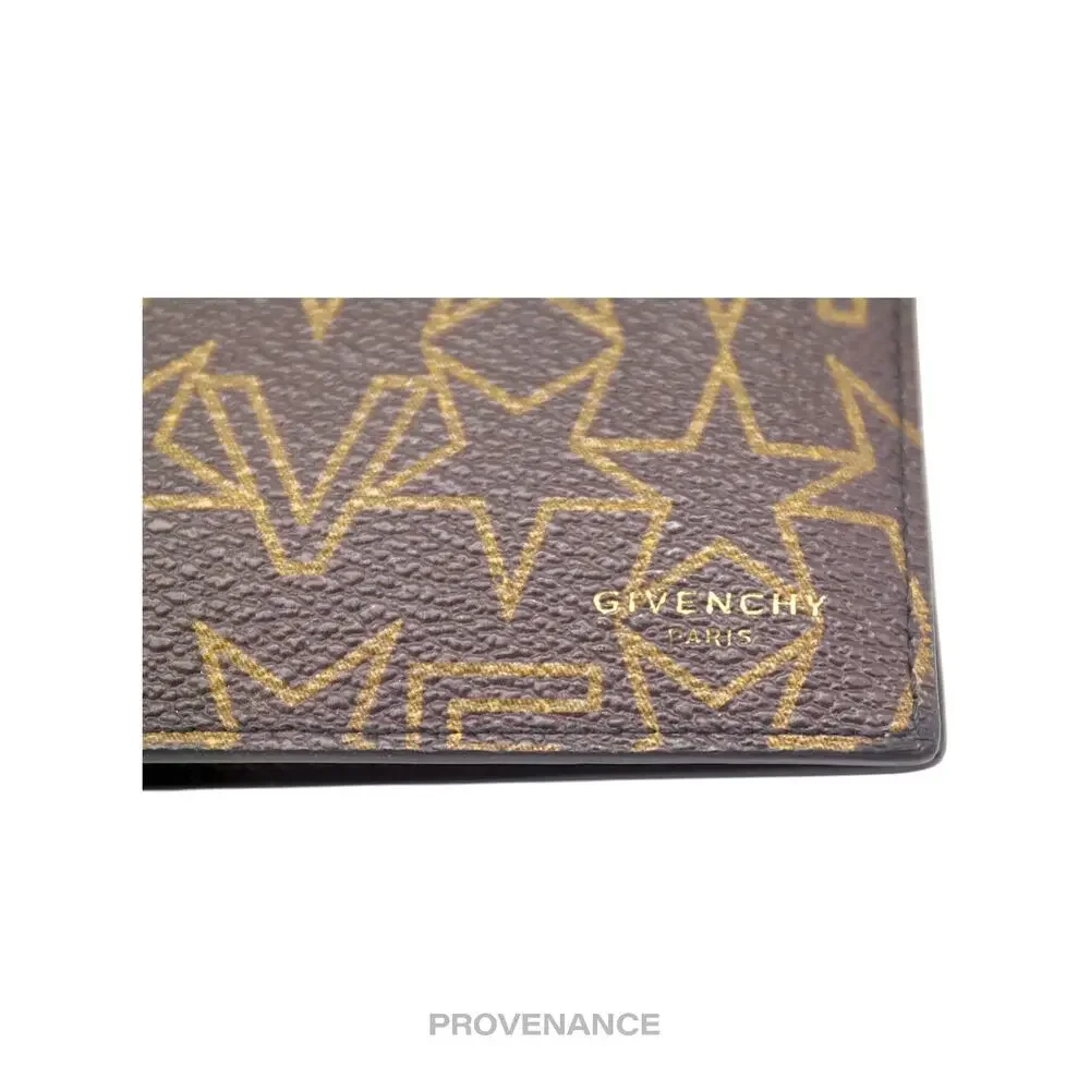 🔴 Givenchy 8CC Bifold Wallet - Monogram Stars